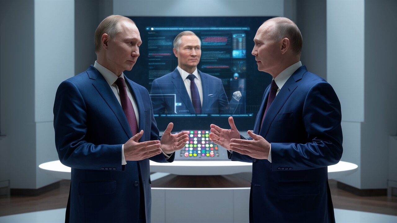 PRESIDENT PUTIN TALKS TO AN AI VERSION OF HIMSELF