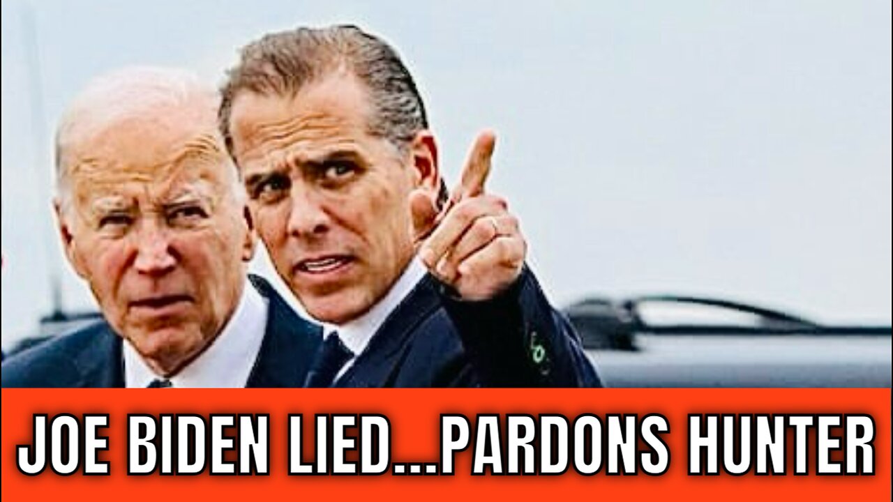 JOE BIDEN JUST PARDONED HUNTER after Repeatedly saying he wouldn’t! 🙀