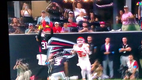 Falcons S #31 Justin Simmons owns #15 Patrick Mahomes 6th c/pick