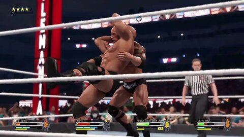 WWE 2K22: 4-Way Elimination Match (Legend Difficulty)