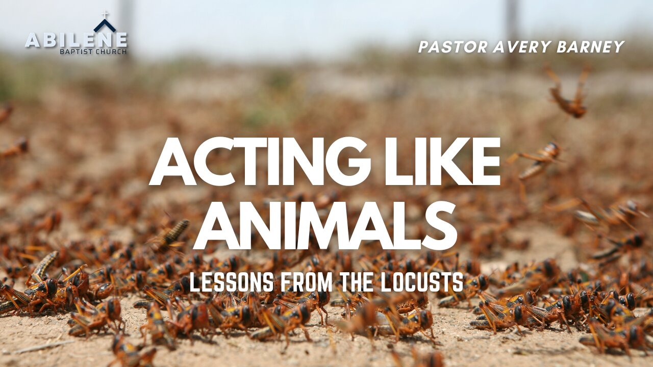 Acting Like Animals: Locusts (Full Service) | Pastor Avery Barney