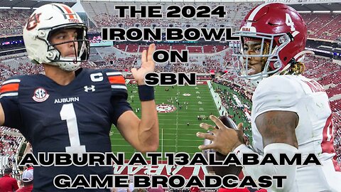 The 2024 Iron Bowl | Auburn at 13Alabama Game Broadcast