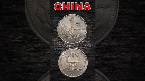 CHINA 🇨🇳 1 YUAN 1992. #shorts #viral #coinnotesz