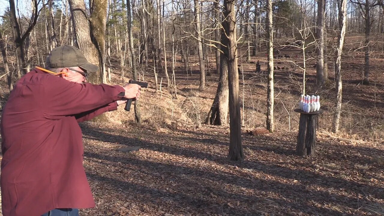 Glock 18 Vs Bowling Pins