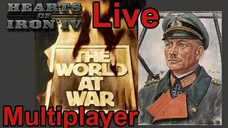 Hearts of Iron IV Multiplayer Live Stream - World Ablaze mod