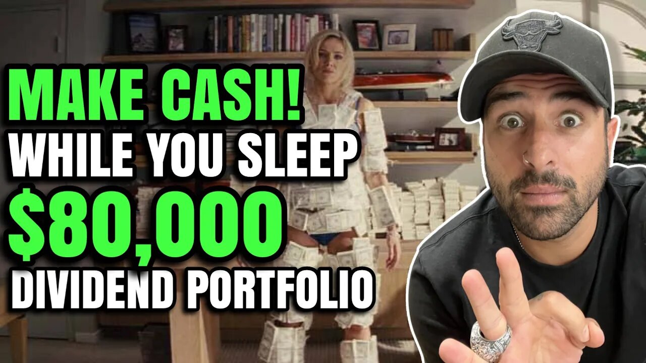 MAKE CASH WHILE YOU SLEEP WITH DIVIDEND INVESTING | $80,000 STOCK PORTFOLIO | EARN $521 PER MONTH