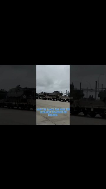 BREAKING: Now The Tanks Are Here First 100 Leopard 2 Tanks heading For Ukraine #shorts