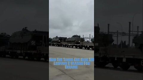 BREAKING: Now The Tanks Are Here First 100 Leopard 2 Tanks heading For Ukraine #shorts