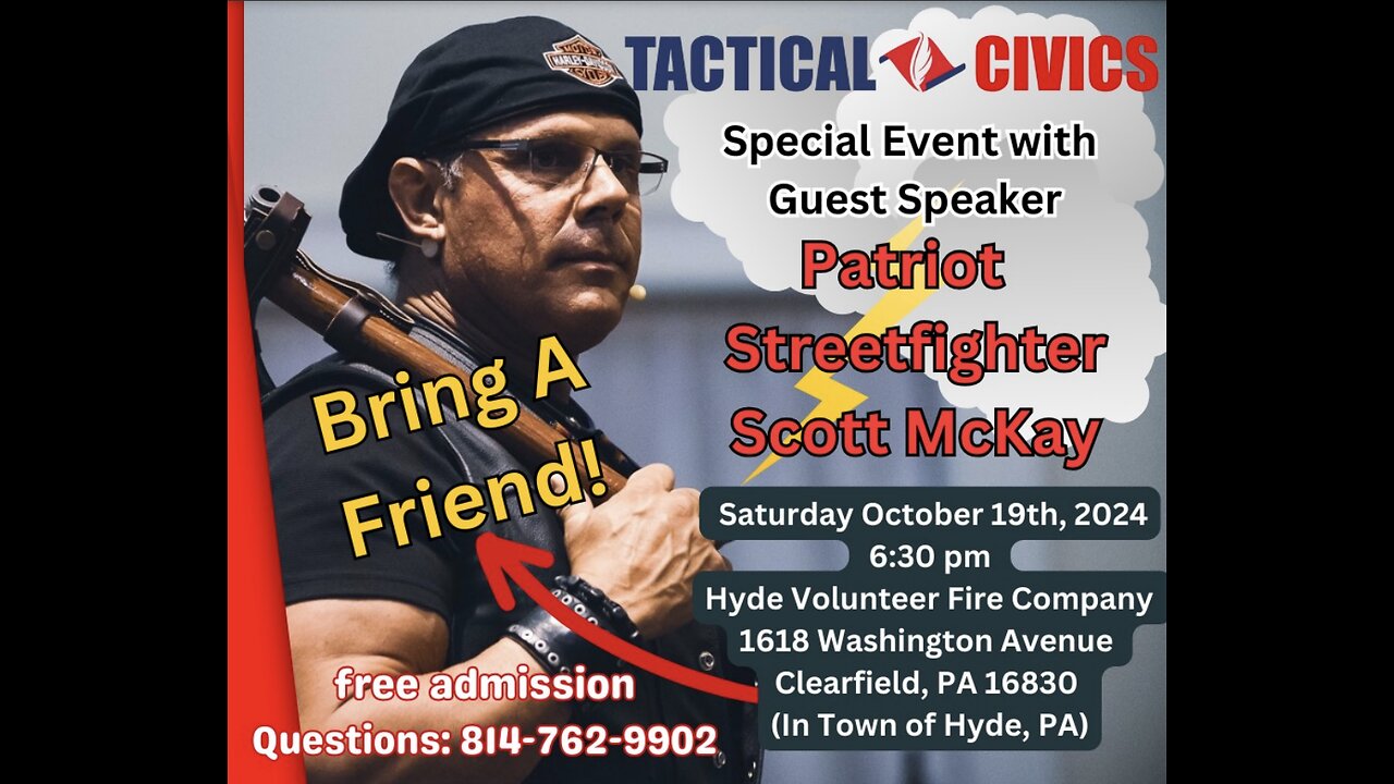 Tactical Civics™ and the Patriot Streetfighter - Hyde Park Oct. 19th