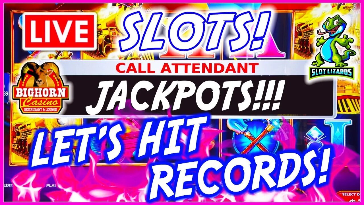 🔴 LIVE SLOTS! LET'S HIT RECORD JACKPOTS! 5K GIVEAWAY! BIGHORN CASINO!