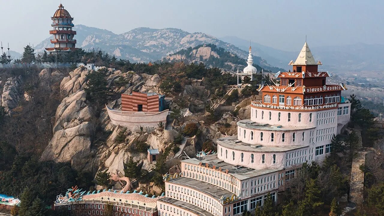 Exploring Abandoned Double Dragon Chinese Temple Resort Hidden Away In The Mountains