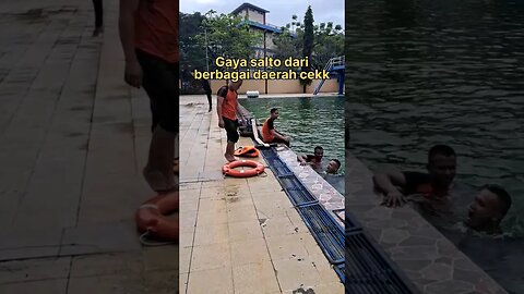 Gaya salto dari berbagai daerah cek #shorts