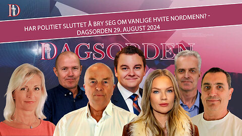 Har politiet sluttet å bry seg om vanlige hvite nordmenn? - Dagsorden 29. august 2024