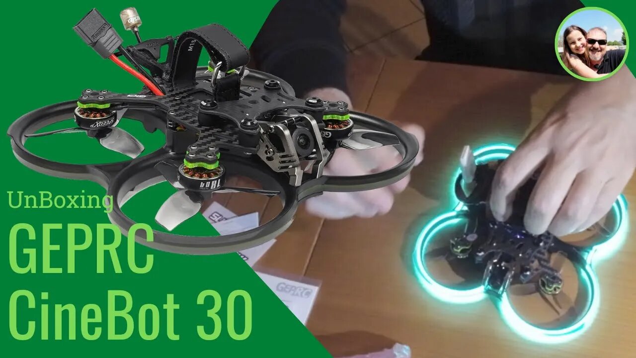 GEPRC CineBot30 UnBoxing - Cinewhoop FPV drone