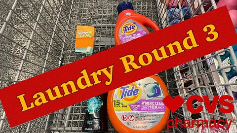 I did another laundry deal $8/$40 #couponingwithdee #cvs