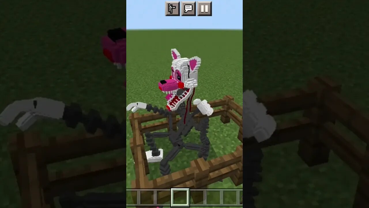 FNAF 2 Toy animatronics in Minecraft! #shorts