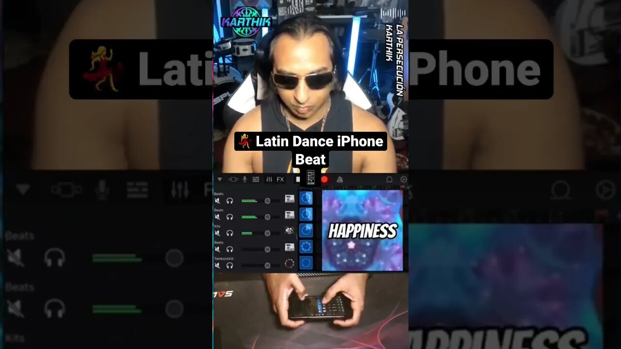 💃🎶🎧 Latin Music Dance Groove Beat How to Create Music on iPhone #latin #latinmusic #nftarttalk