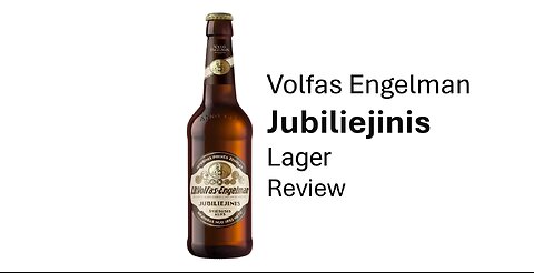 Jubiliejinis Anniversary Beer Lager Review