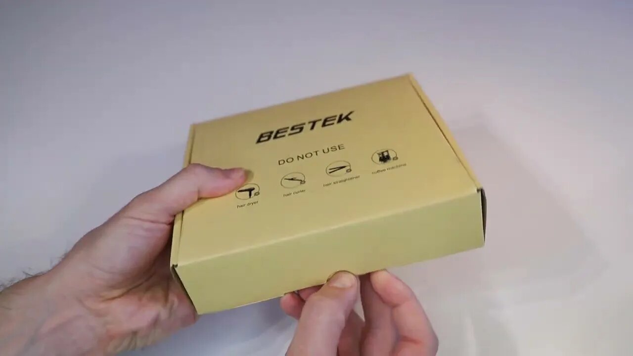 Bestek Universal 220v to 110v Travel Voltage Converter & Adapter Unboxing and Overview