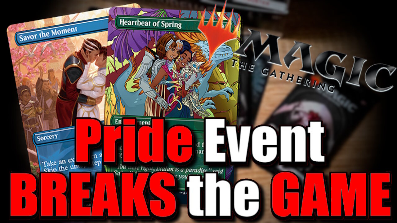 VIRTUE SIGNALING Magic the Gathering Hosts GAME BREAKING Pride Event