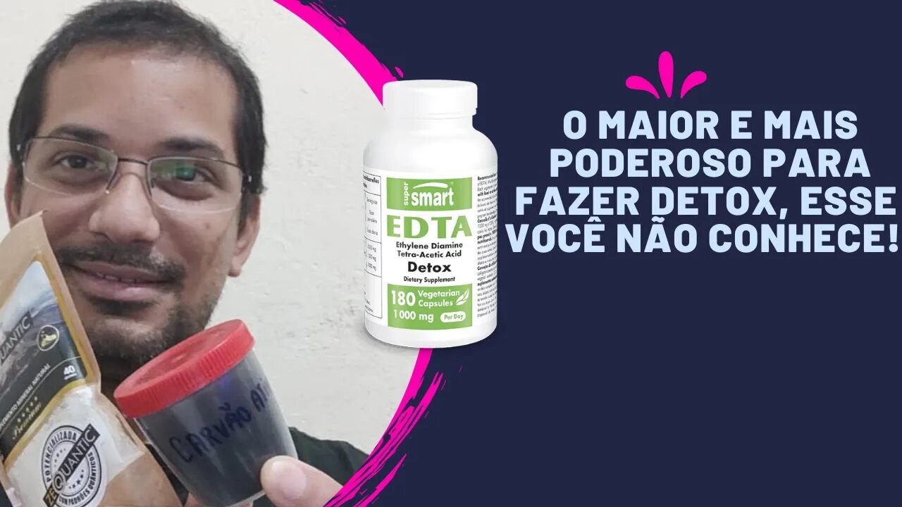 "Desintoxicação em Ação: Conheça o Poder do Carvão Ativado, Zeolita, EDTA e Quelantes" Limpe o Corpo