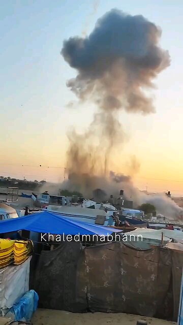 Israel is dropping bombs on tents full of civilians in Rafah