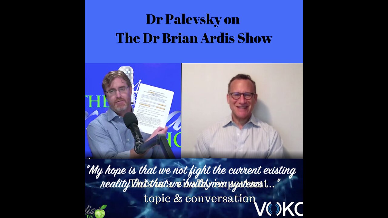 Dr Palevsky on the Dr Brian Ardis Show