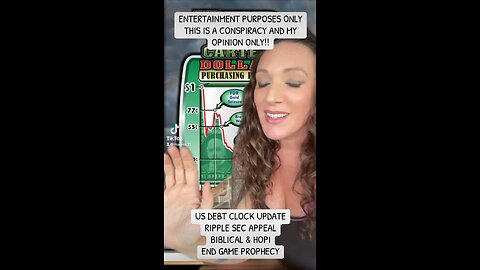 🚨US DEBT CLOCK - UPDATE 👉🏼 RIPPLE/SEC APPEAL 👉🏼 How did the US Debt Clock know the S