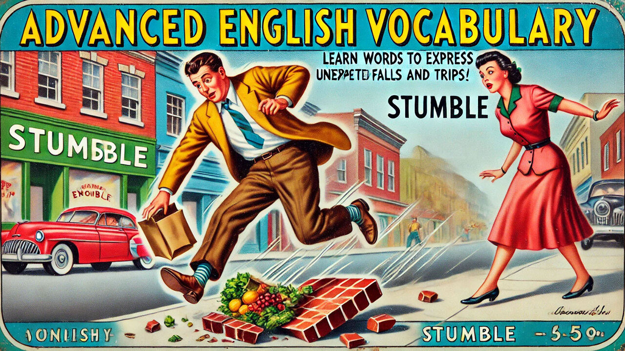 Vocabulary and Pronunciation "STUMBLE" Advanced English