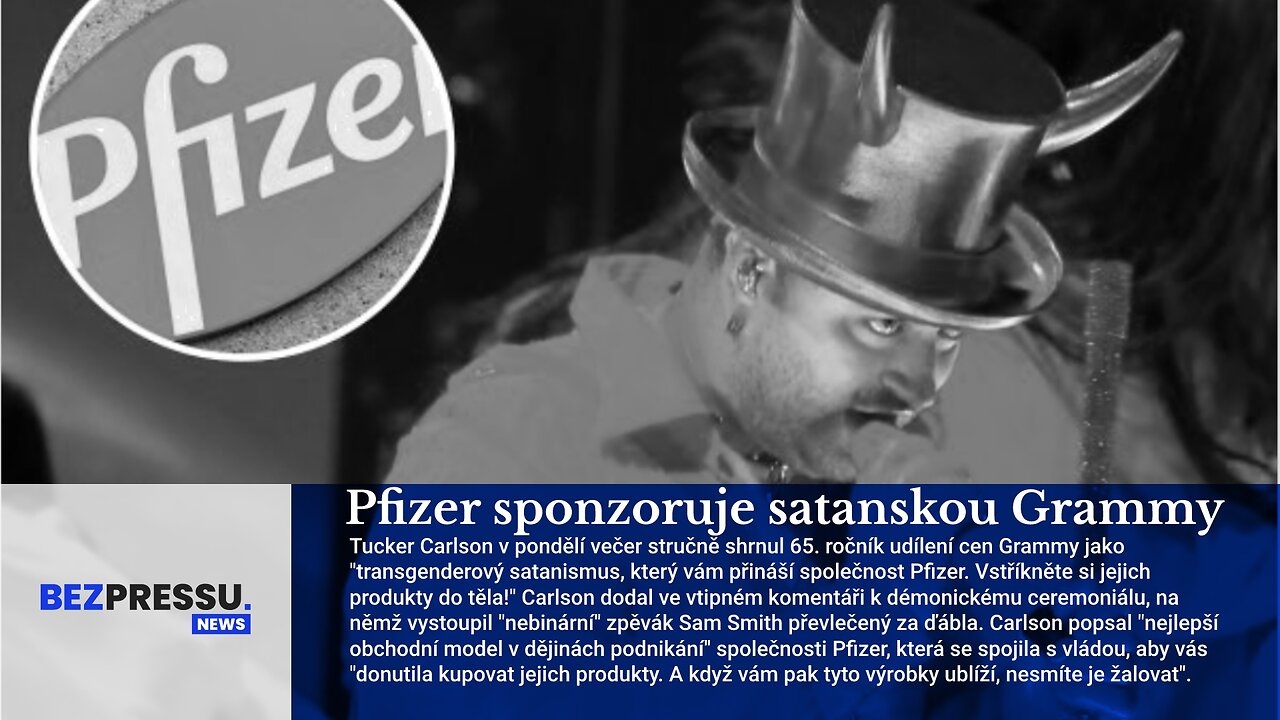 Pfizer sponzoruje satanskou Grammy