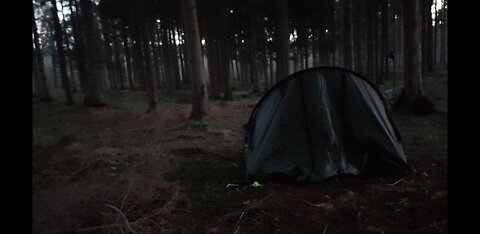 Staking out the Snugpak scorpion 3 tent.. 18th Jan 2023