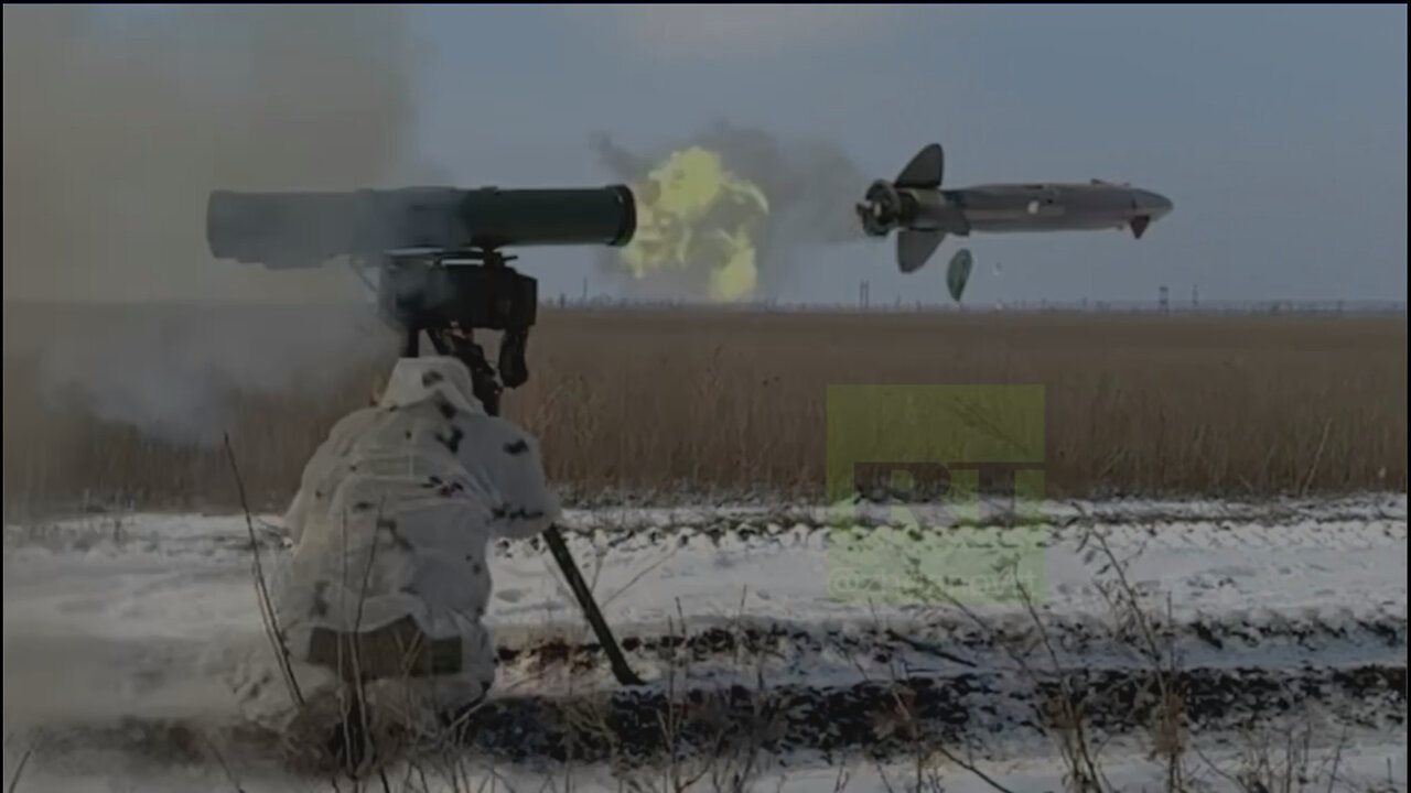 Russian Kornet ATGM is patiently waiting for German and British tanks!