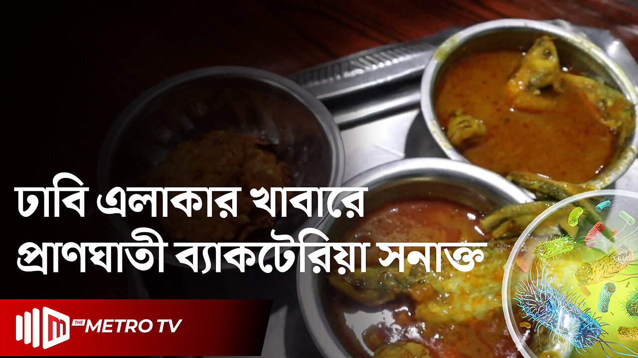 ঢাবি এলাকায় খাবারে প্রাণঘাতী ব্যাকটেরিয়া! | Food Research | The Metro TV