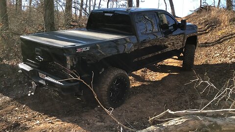 Lifted 2014 Silverado Off-road Hill Climb