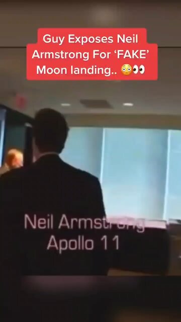 Neill Armstrong does not swear he was on moon