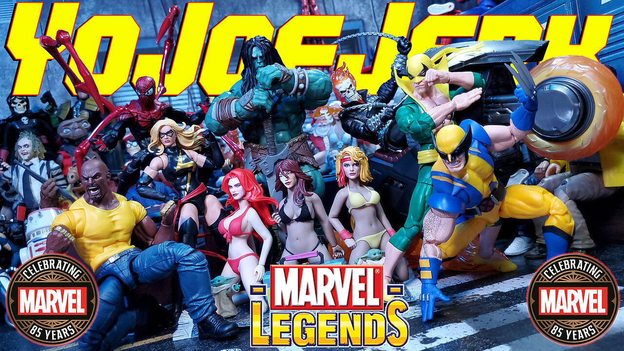 Marvel Legends 85th Anniversary Series Review * Ghost Rider * Wolverine * Iron Fist * Luke Cage