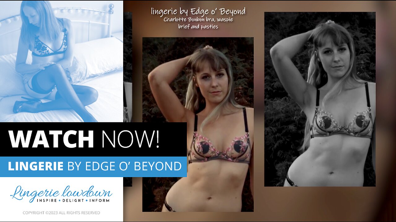 Katie : Edge o' Beyond Charlotte Bonbon lingerie set [RUMBLE PREVIEW]