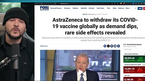 COVID Vaccine PULLED From Market, AstraZenica ENDS Vaccine Citing Low Sales Amid Side Effect Lawsuit