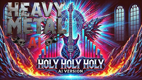 Holy Holy Holy – AI Metal Remix!