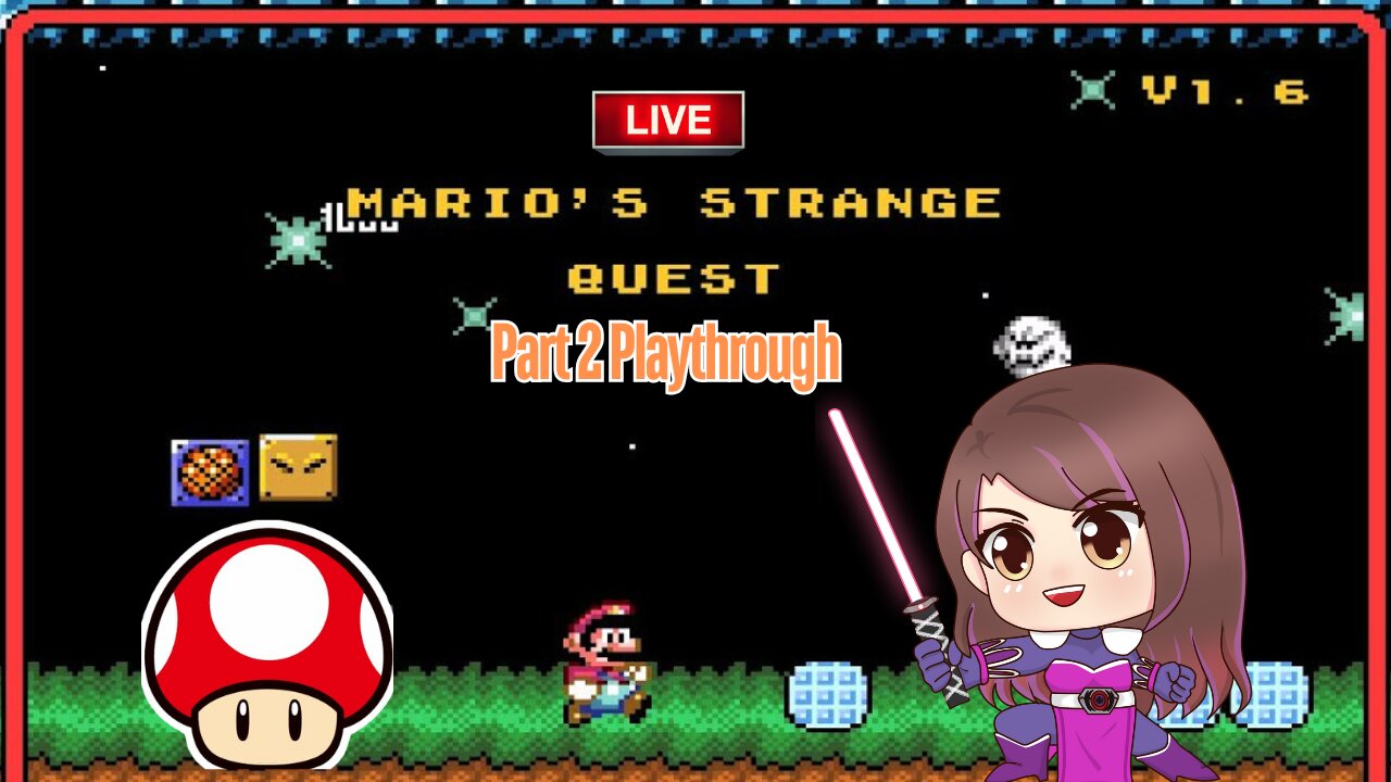 🔴-LIVE- {PNG/VTuber} Jedi Ranger: Mario's Strange Quest Part 2 Playthrough