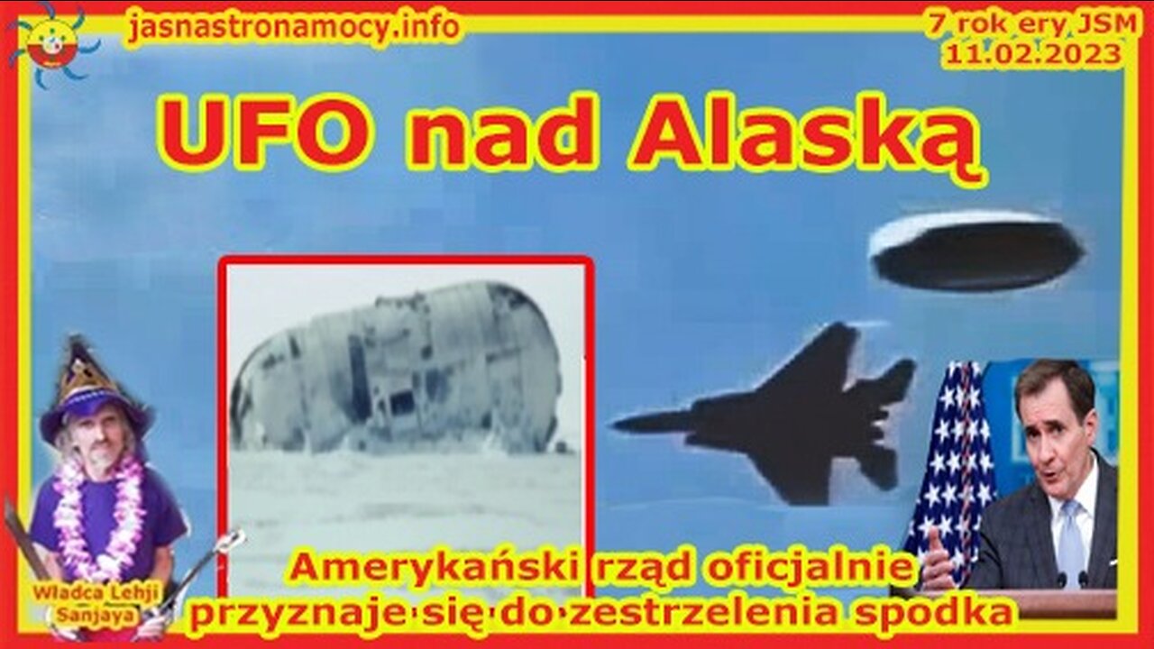 UFO nad Alaską Amerykański rząd oficjalnie przyznaje się do zestrzelenia spodka
