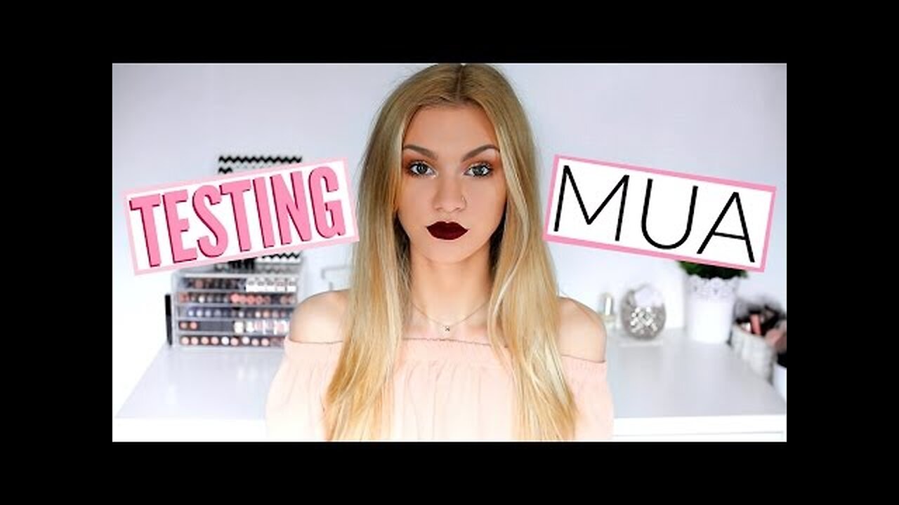 TESTING MUA MAKEUP | Does it work?!