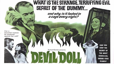 DEVIL DOLL 1964 Evil Ventriloquist/Hypnotist has an Equally Evil Dummy FULL MOVIE HD & W/S