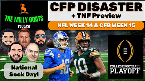 CFP Committee IS A JOKE, Lions + Packers Preview, & NFL Week 14 Preview