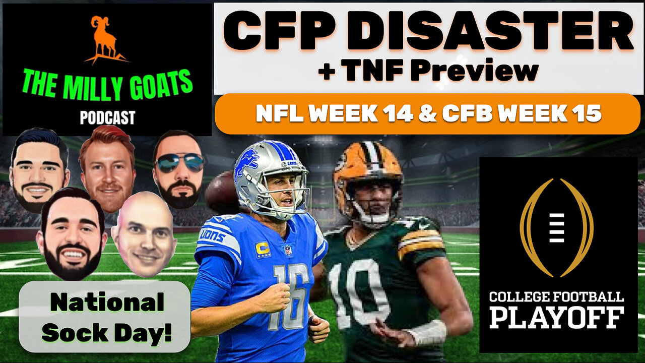 CFP Committee IS A JOKE, Lions + Packers Preview, & NFL Week 14 Preview