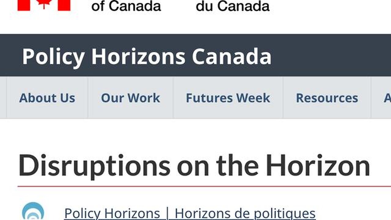 New Document Shows Collapse Of Canada Coming & INCREASED Geoengineering. 2024 Policy Horizons Report
