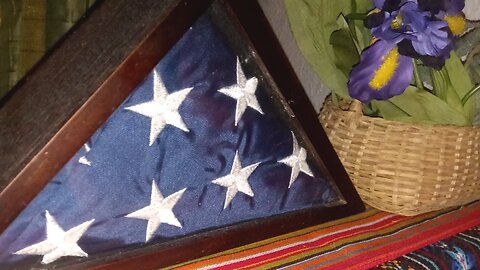 My Flag Received In Honor Of An Old Friend