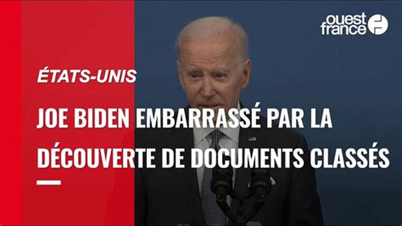 Joe Biden est fini. Documents confidentiels trouvés chez lui sur l'Ukraine