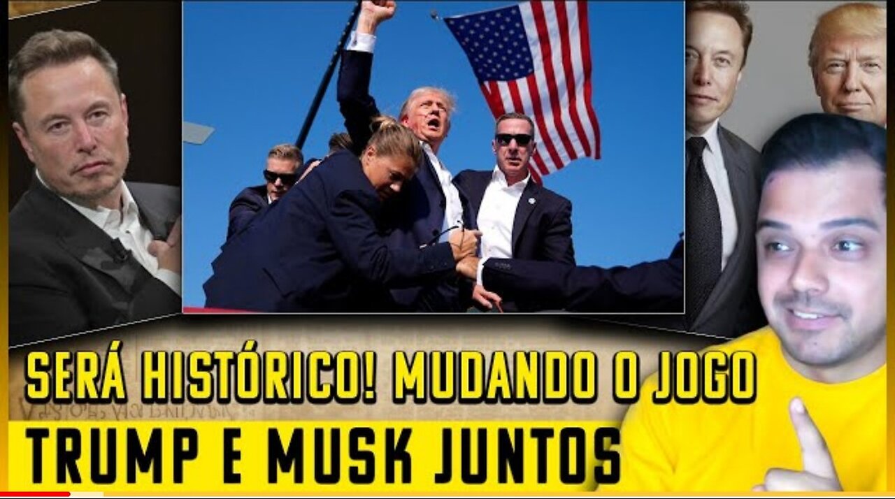 Isso será HISTÓRICO. TRUMP voltará com ELON MUSK ao local da primeira tentativa contra sua vida
