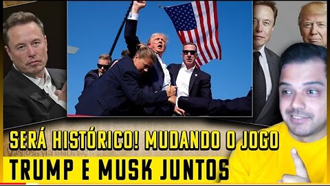 Isso será HISTÓRICO. TRUMP voltará com ELON MUSK ao local da primeira tentativa contra sua vida